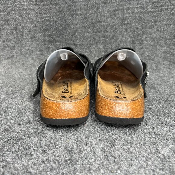Betula By Birkenstock Black Suede Clogs Women's 6N Slip On Comfort Casual Slides - Picture 5 of 11